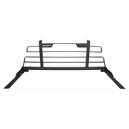 Trailfx HEADACHE RACK Frame Powder Coated Titanium Black Steel Can Be Installed With Cross Bed Tool Box HR002B